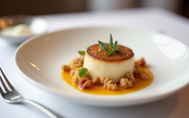 Elegant multi-course fine dining degustation